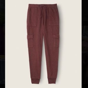 PINK Victoria’s Secret High Waist Cargo Joggers - Umber Color - Size Small